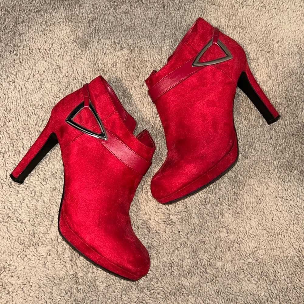 Red Booties Perfect for valentine’s day!